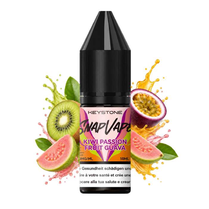 SnapVape Kiwi Passion Fruit Guava E-Liquid 10 ml